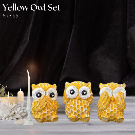 Yellow Owl Set