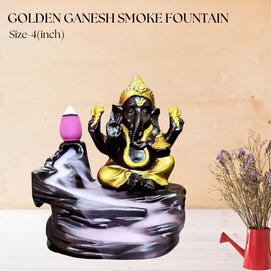 Golden Ganesh Smoke Fountain