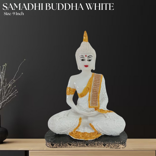 Samadhi Buddha White